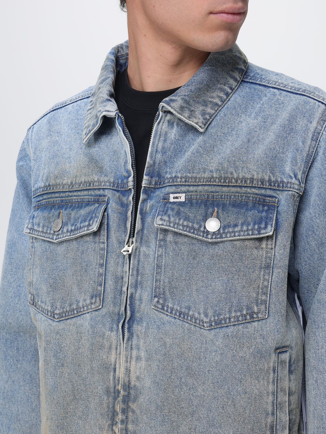 Jacket Men color Indigo