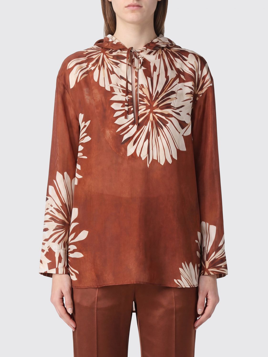 Shirt Woman color Burgundy