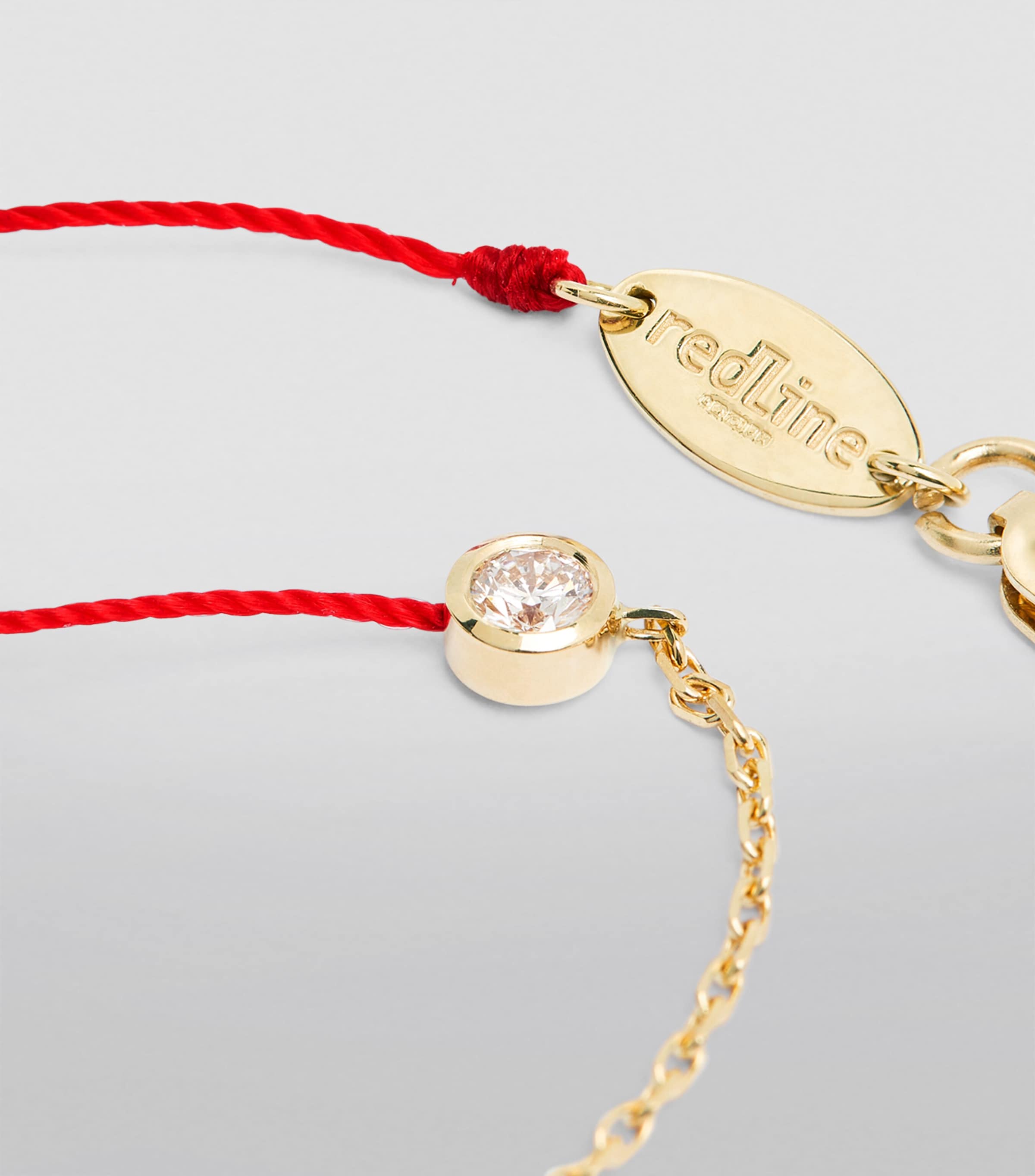 Yellow Gold and Diamond Pure Half-Chain Bracelet