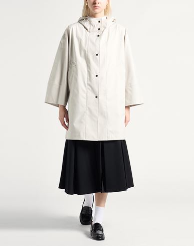 Woman Overcoat & Trench Coat Off white Size 4 Polyamide, Polyurethane