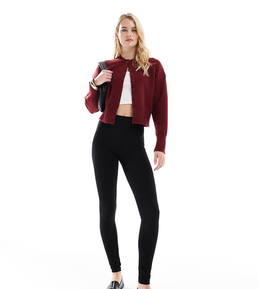 ASOS DESIGN Tall leggings in black