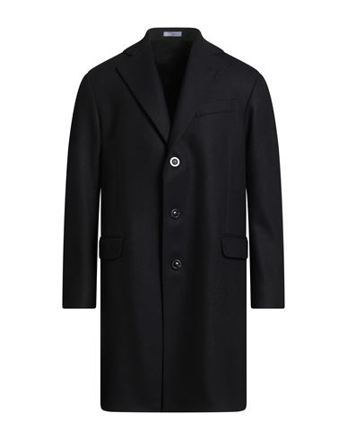 Man Coat Black Size 40 Wool, Polyester, Polyamide, Cashmere