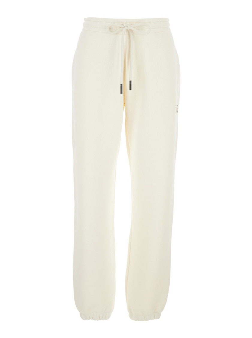 White Relaxed Joggers Pants