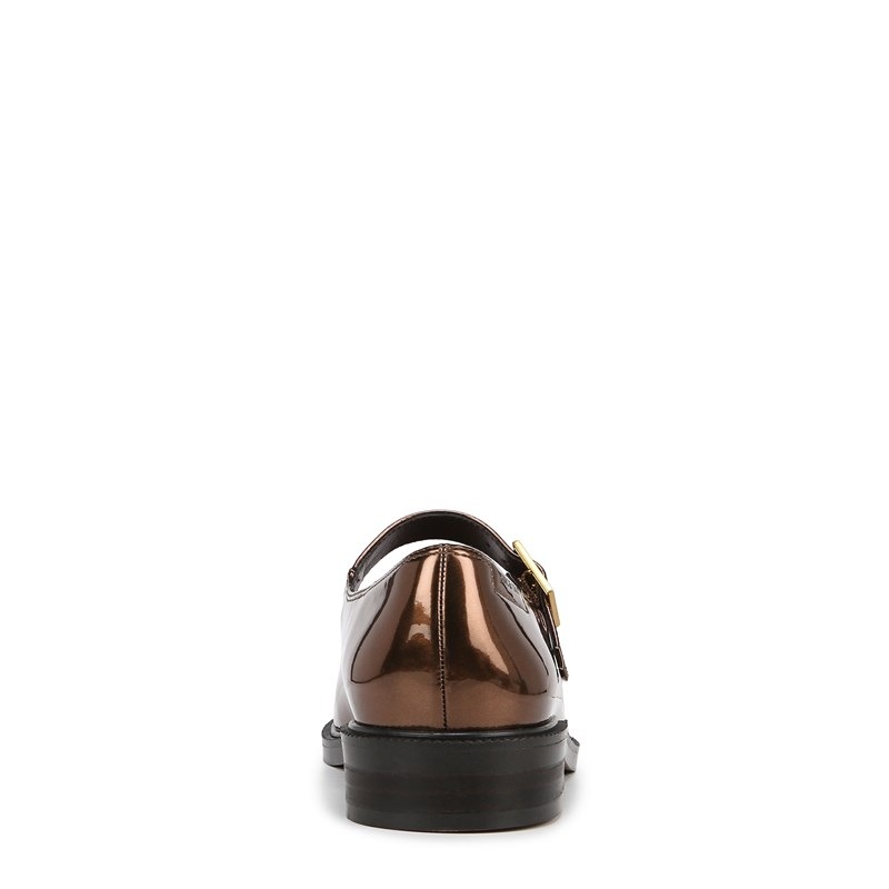Women's Melfi Mary Jane Shoes (Bronze Faux Leather)