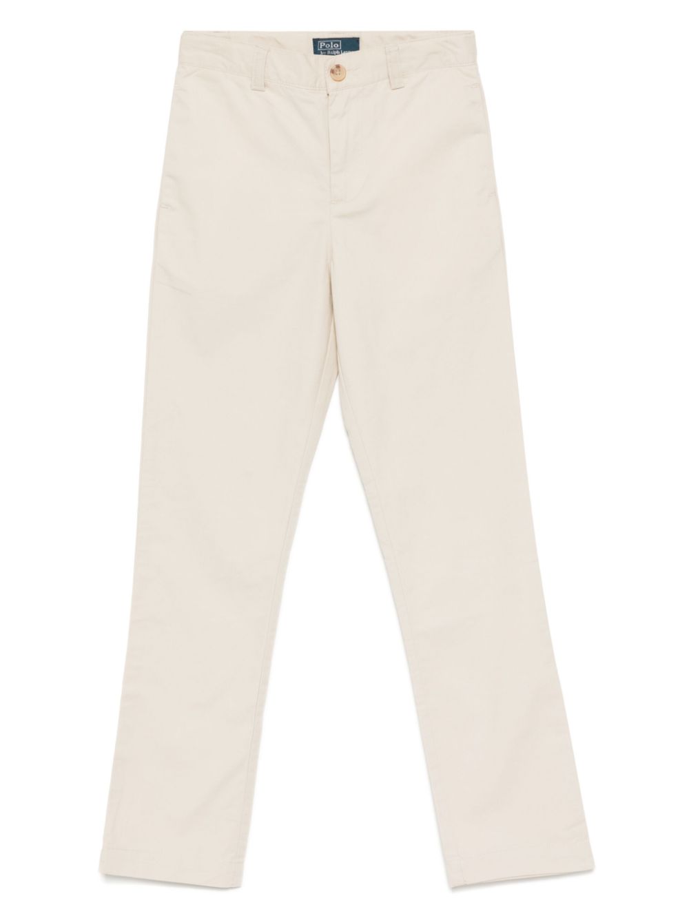 Polo Pony-embroidered trousers - Neutrals