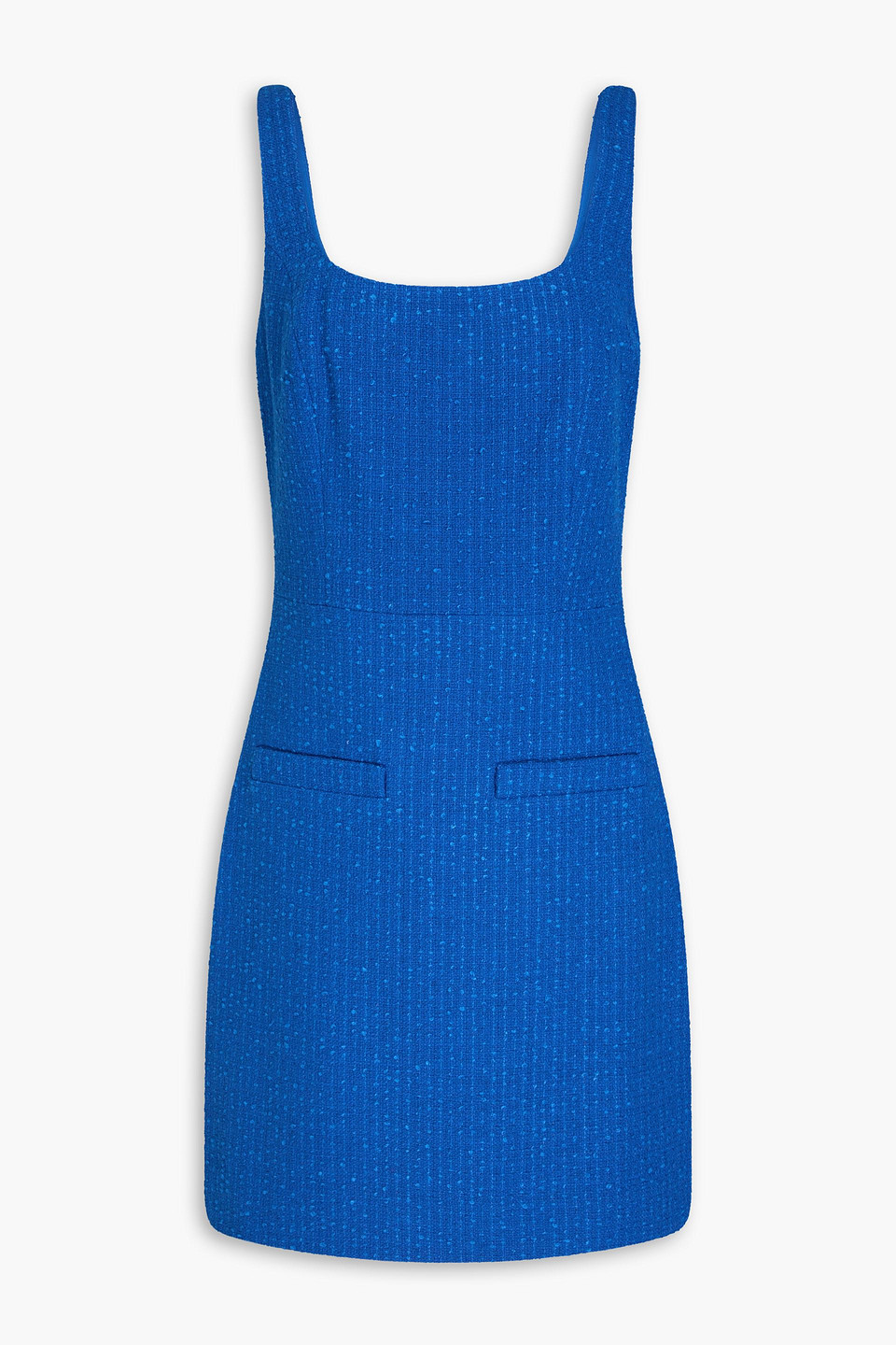 Veronica Beard - Sabra cotton-blend tweed mini dress - Blue - US 16