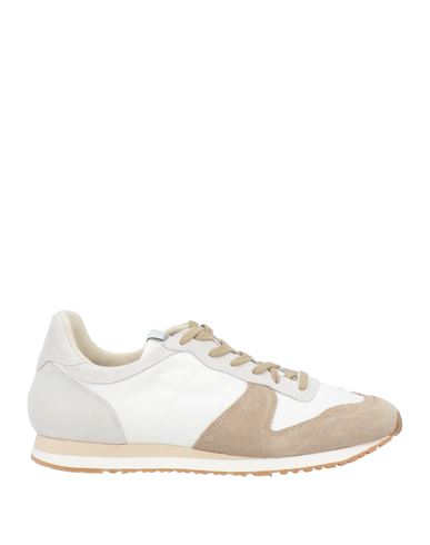 Man Sneakers Off white Size 10 Leather, Textile fibers