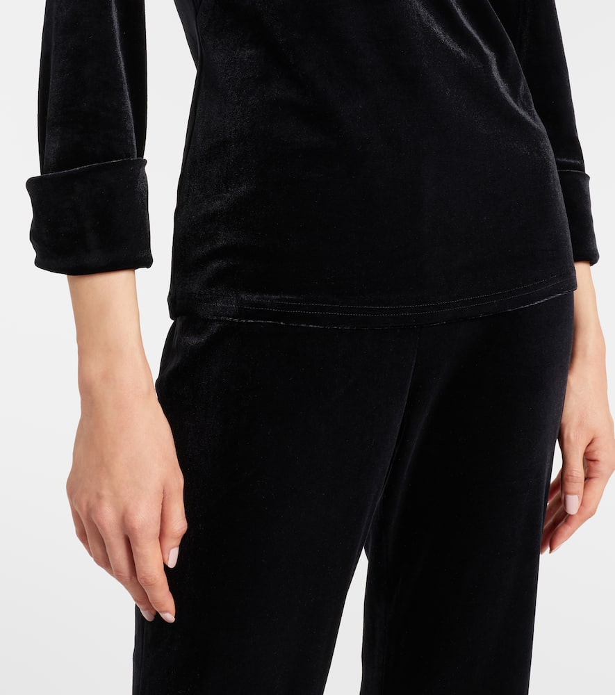 Soft Elegance velvet top