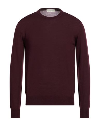 Royal Merino Man Sweater Burgundy Size 38 Merino Wool