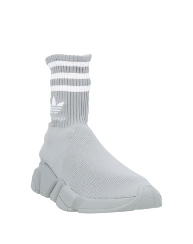 Woman Sneakers Light grey Size 10 Textile fibers