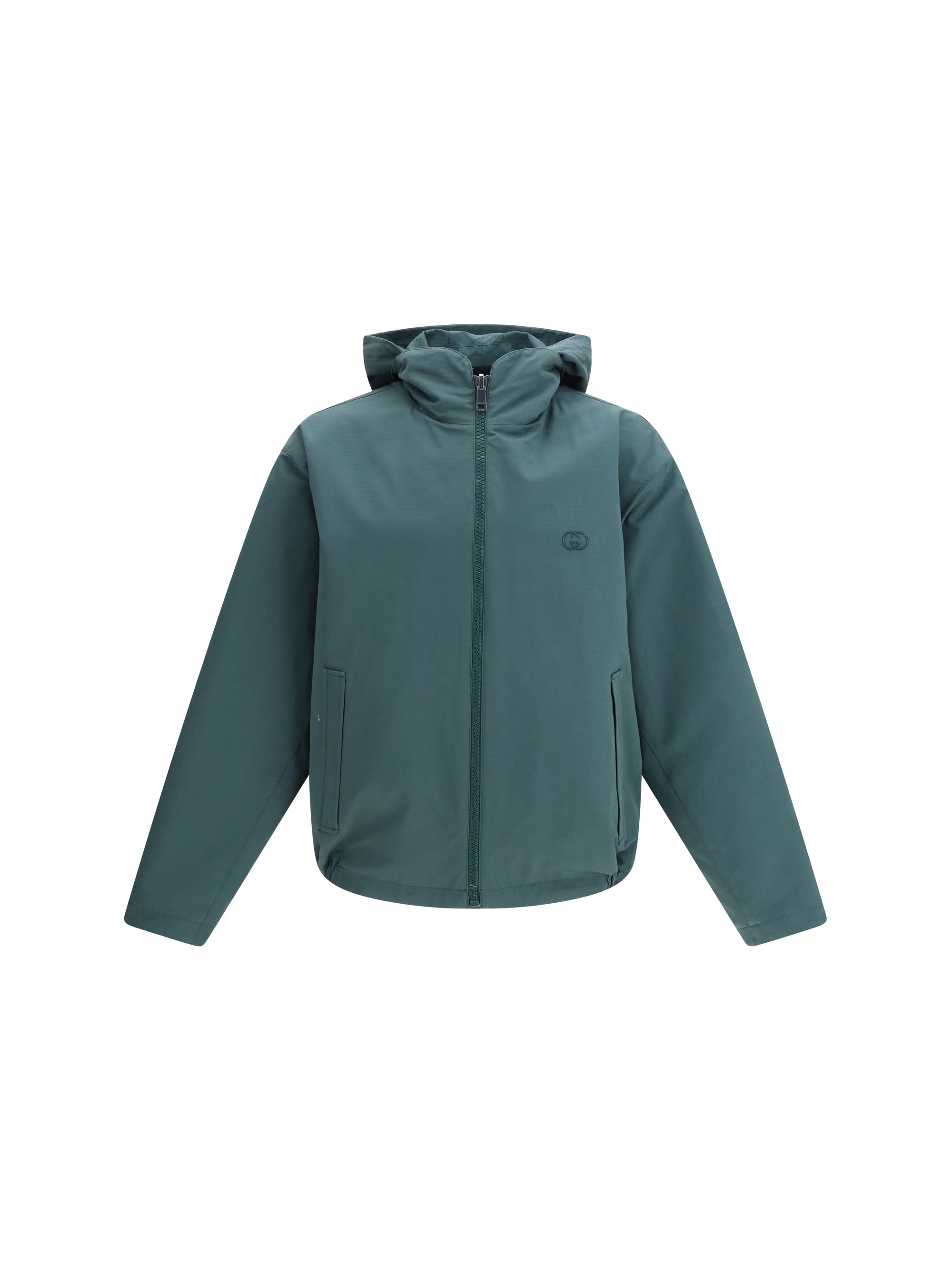 Reversible Cotton Ripstop Jacket — Green