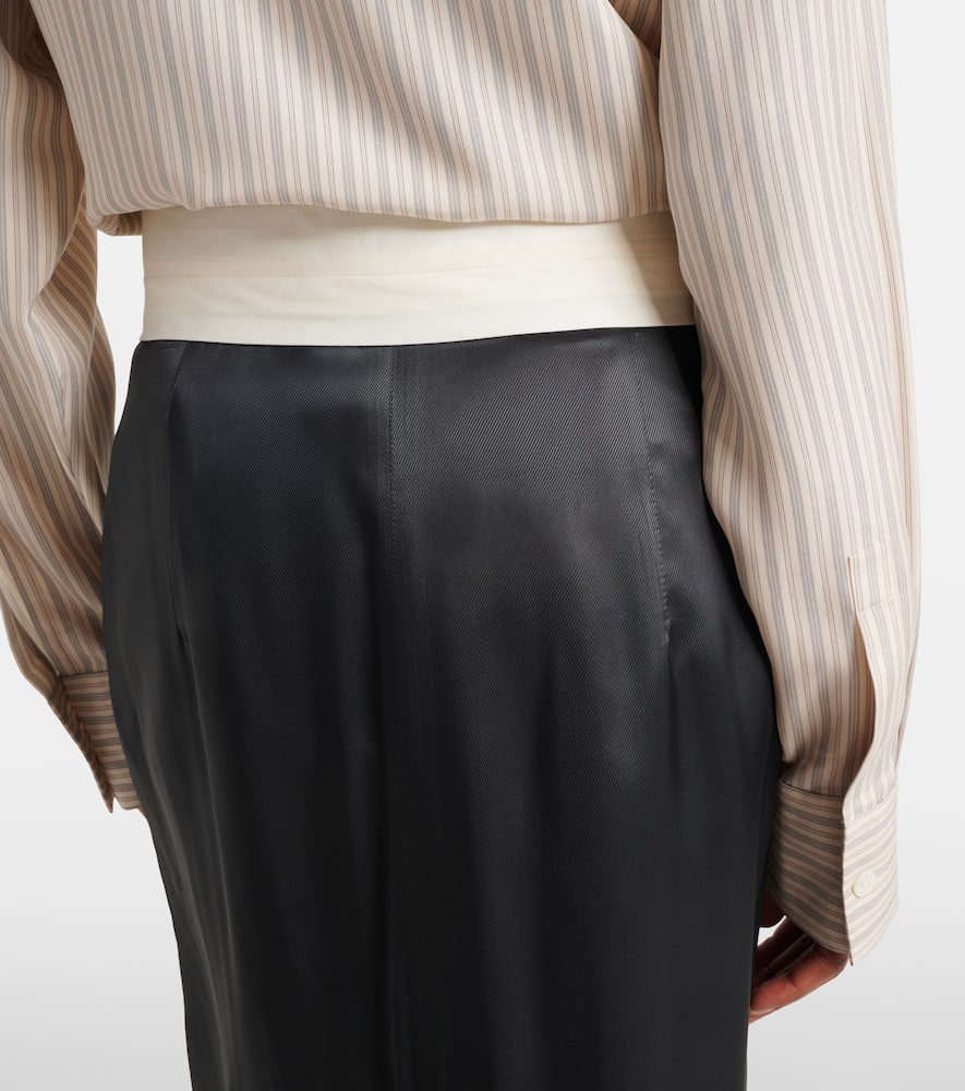 Róhe Wool pencil skirt