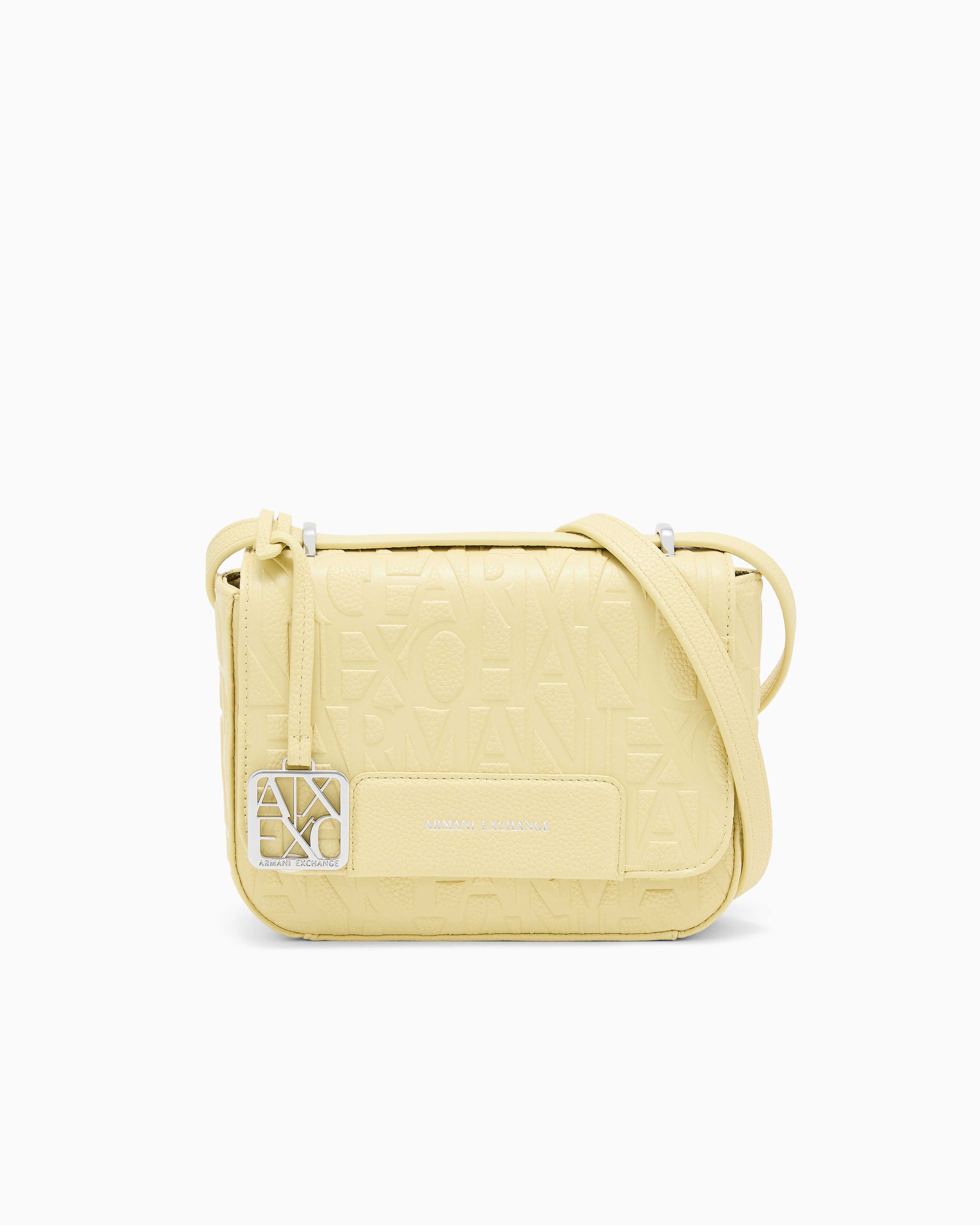 Messenger bag Crossbody in coated fabric