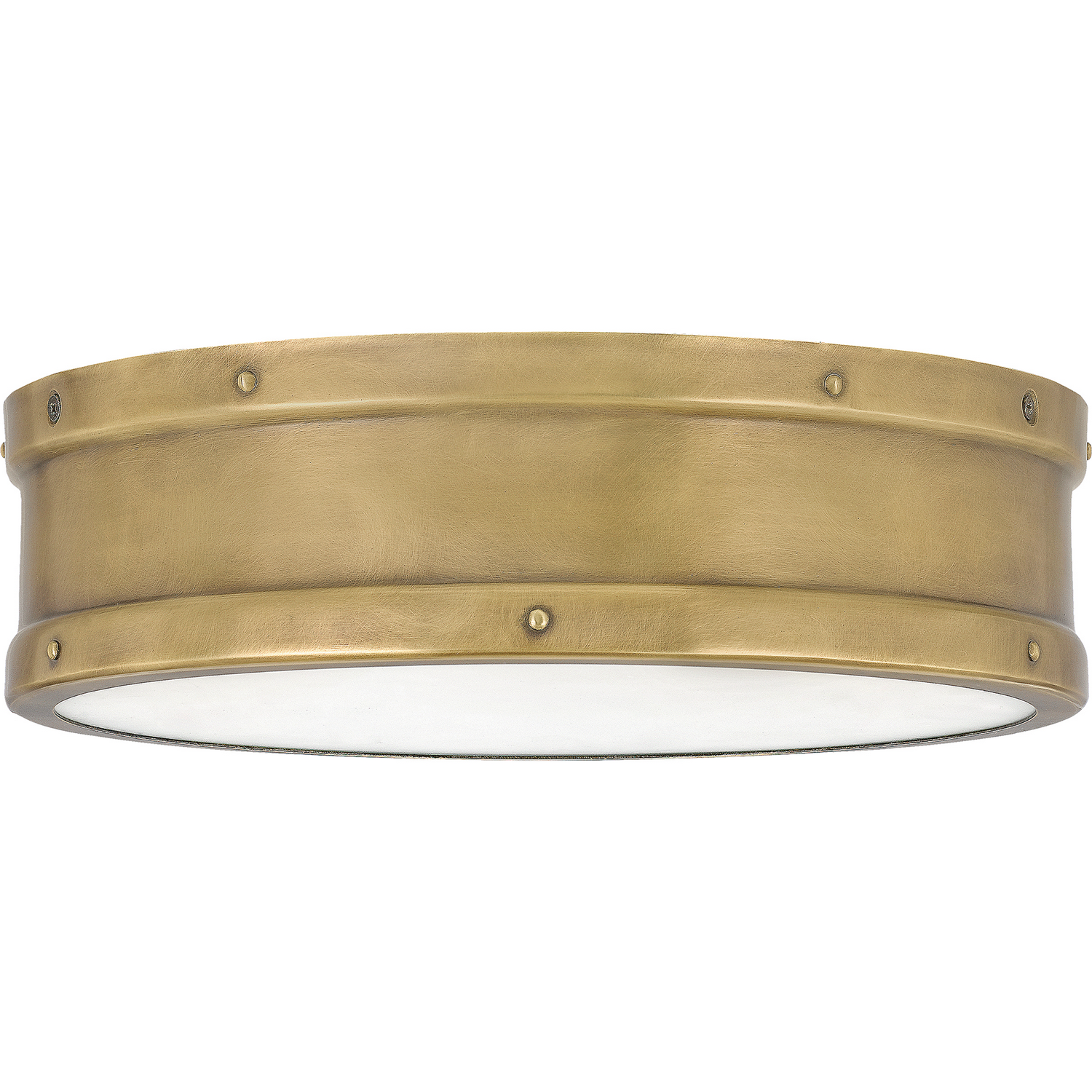 Ahoy LED Flush Mount in Weathered Bra