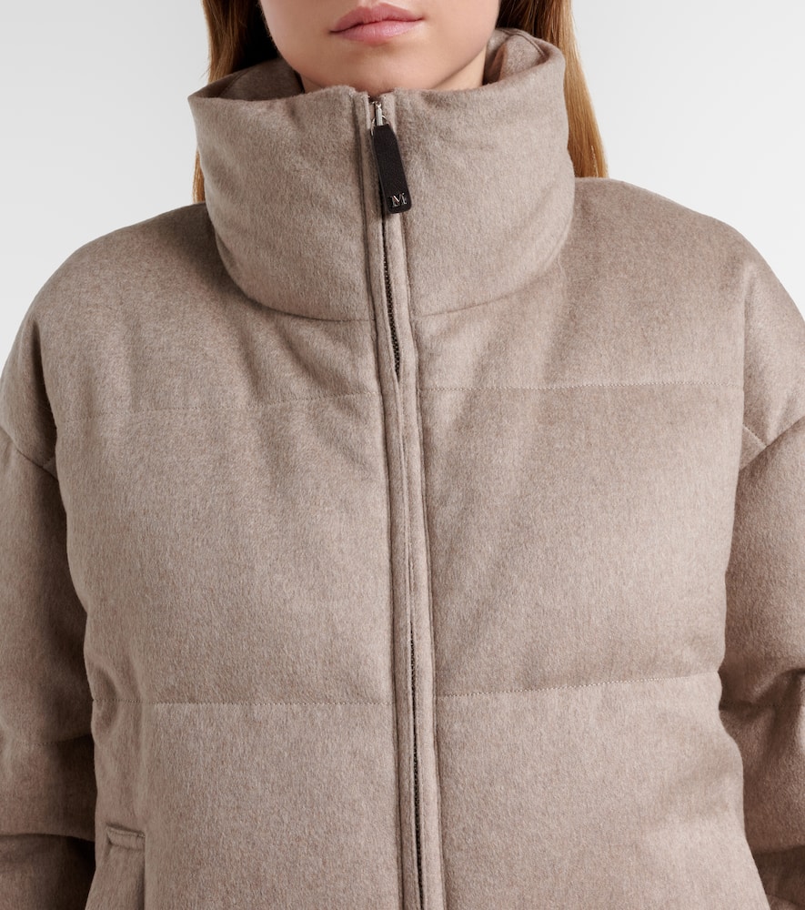 The Cube Destino cashmere down jacket