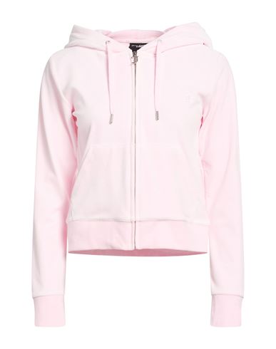 Woman Sweatshirt Light pink Size L Polyester, Elastane