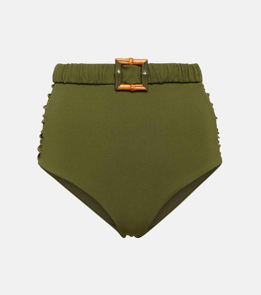 High-rise bikini bottoms