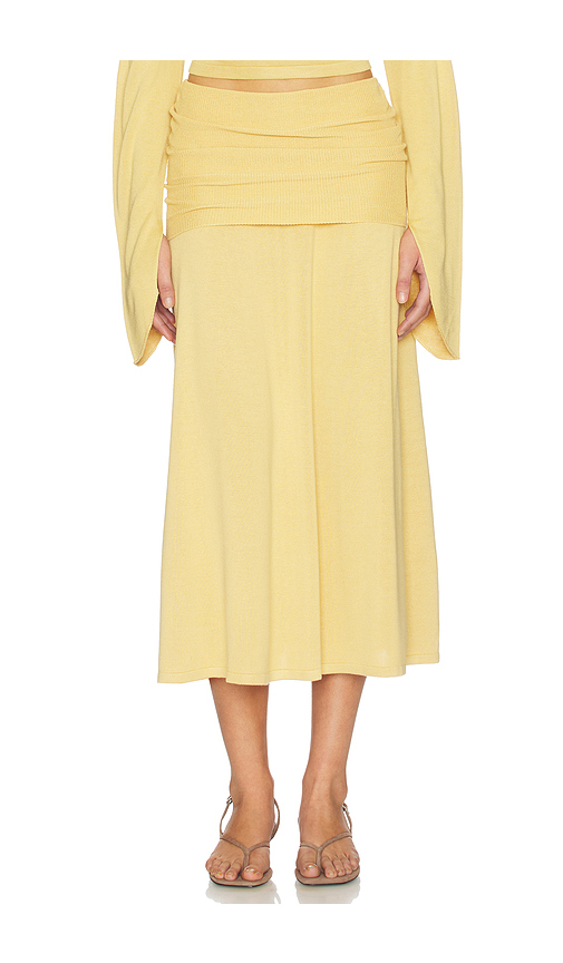 Aya Muse Rylin Skirt in Mustard. XS. Also in