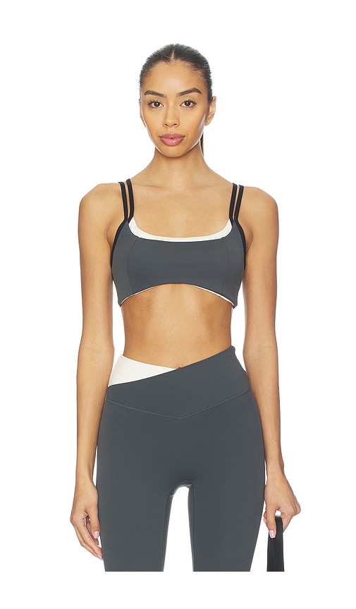 P.E Nation Distortion Sports Bra in Grey. - XS also in L, M