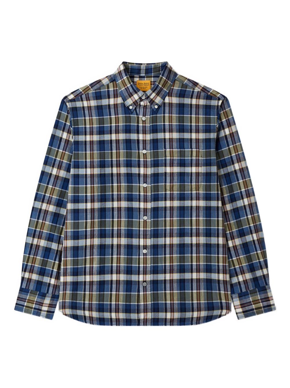 Checked button-up shirt - Blue