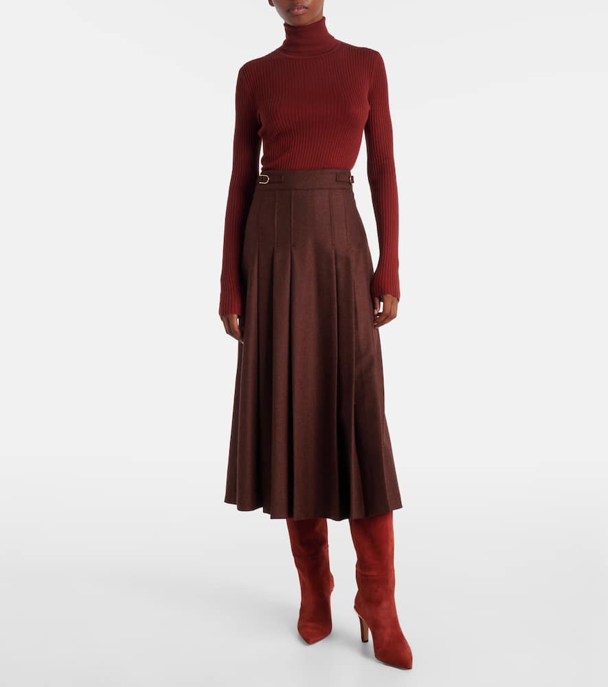Peppe cashmere and silk turtleneck