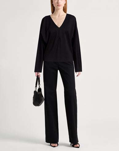 Woman Sweatshirt Black Size 8 Viscose, Polyamide, Elastane