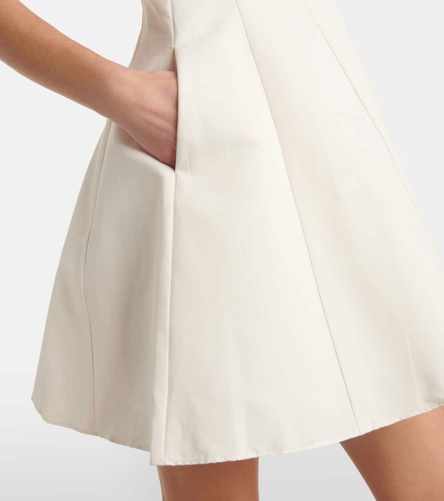 Bridal Joy cotton-blend minidress