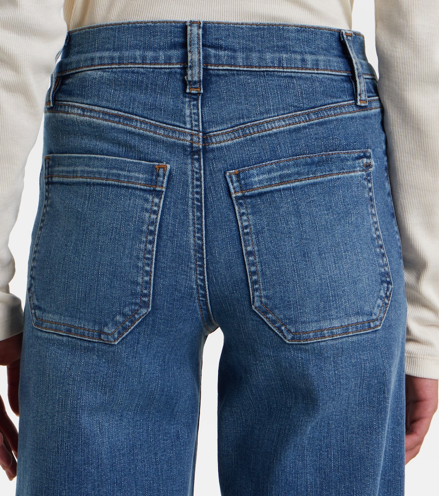 Le Slim Palazzo wide-leg jeans