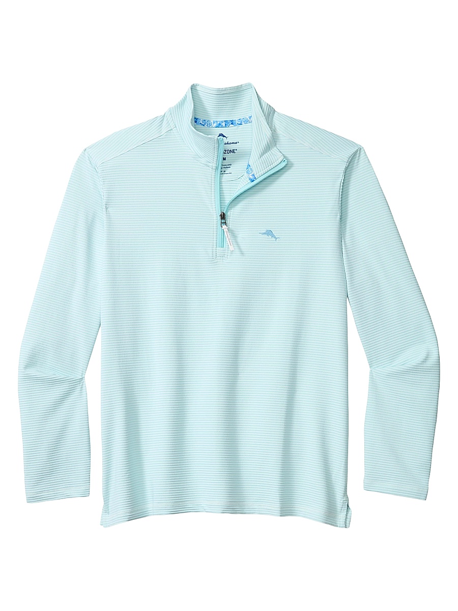 Men's Costa Wave Quarter-Zip Top - Starlight Blue