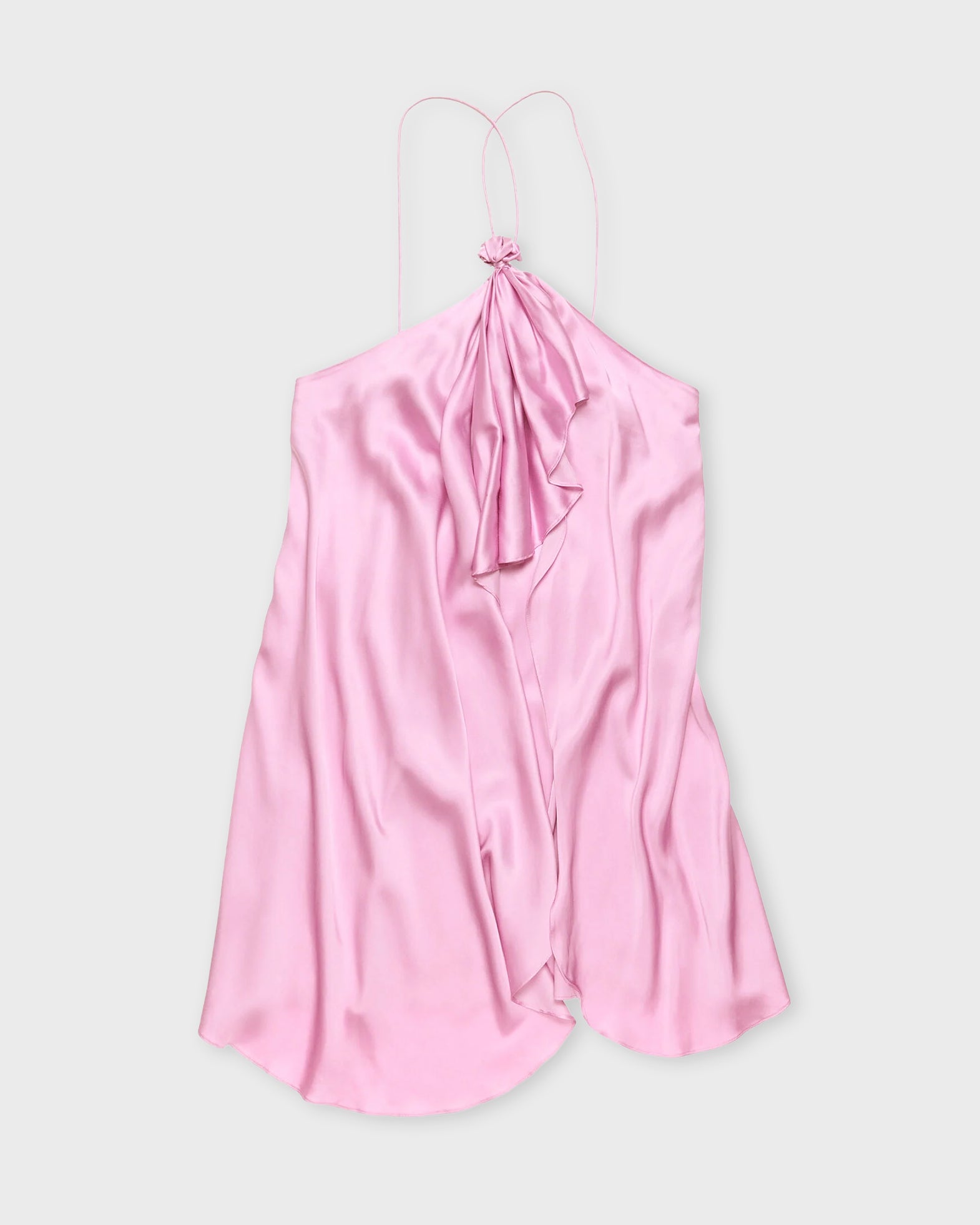 Acne Studios Dress Halter Satin Blush