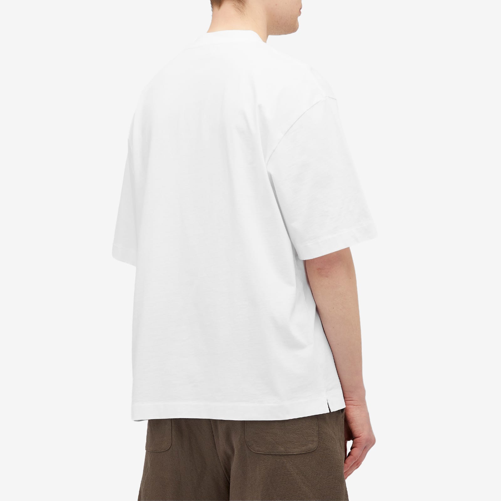 Men's Bookish Skate T-Shirt in White, Size X-Small