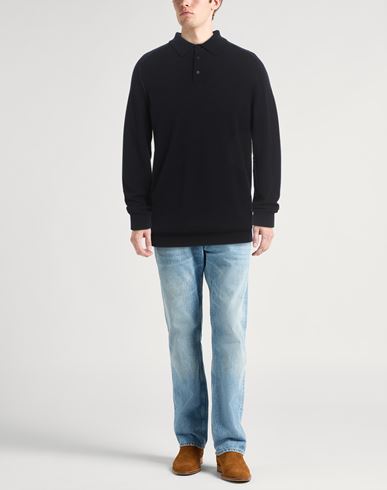 Roberto Collina Man Sweater Navy Size 42 Wool, Cashmere