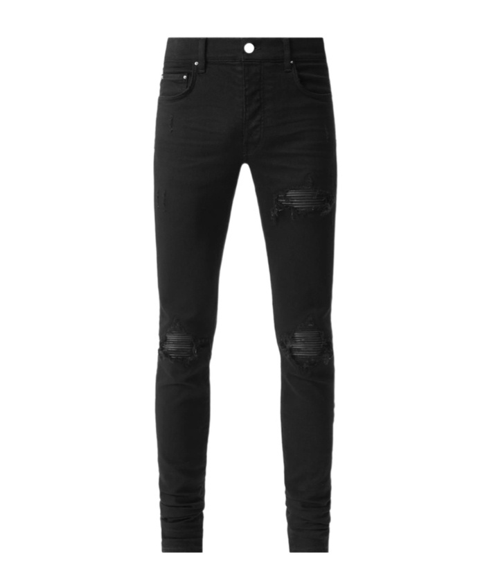 MX1 distressed skinny jeans