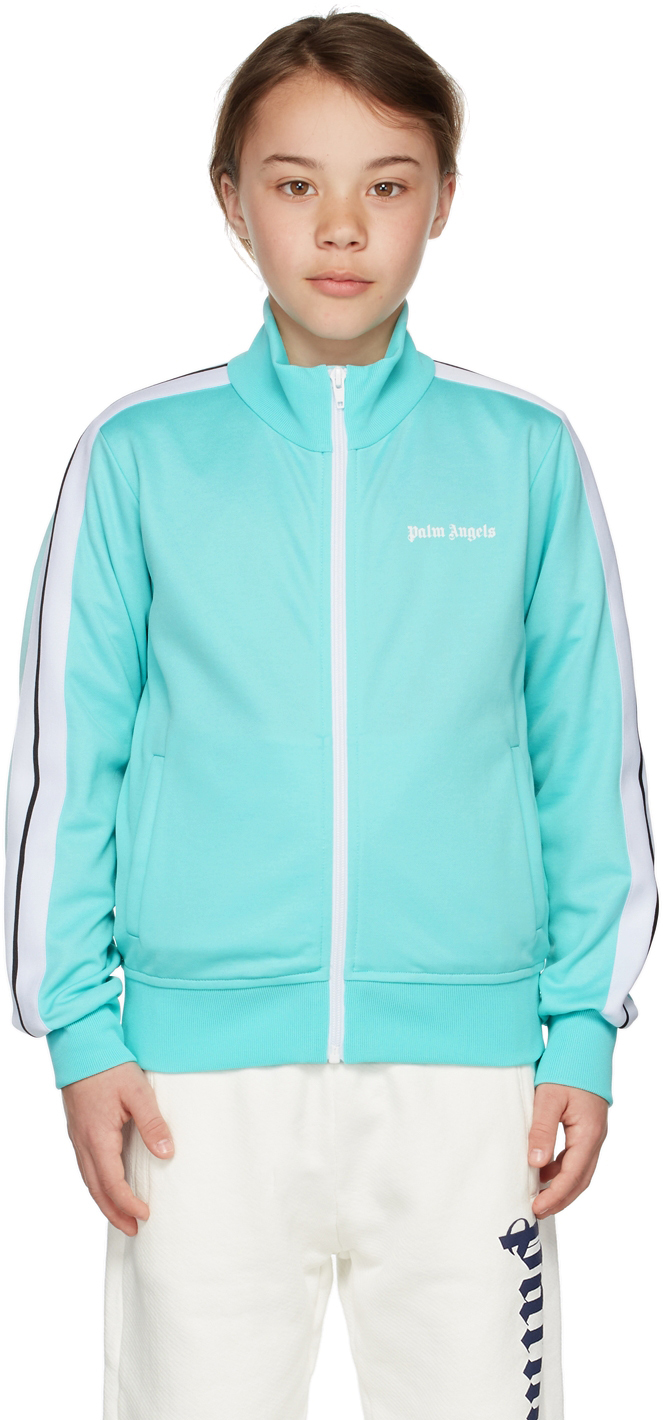 Kids Blue Classic Logo Track Jacket
