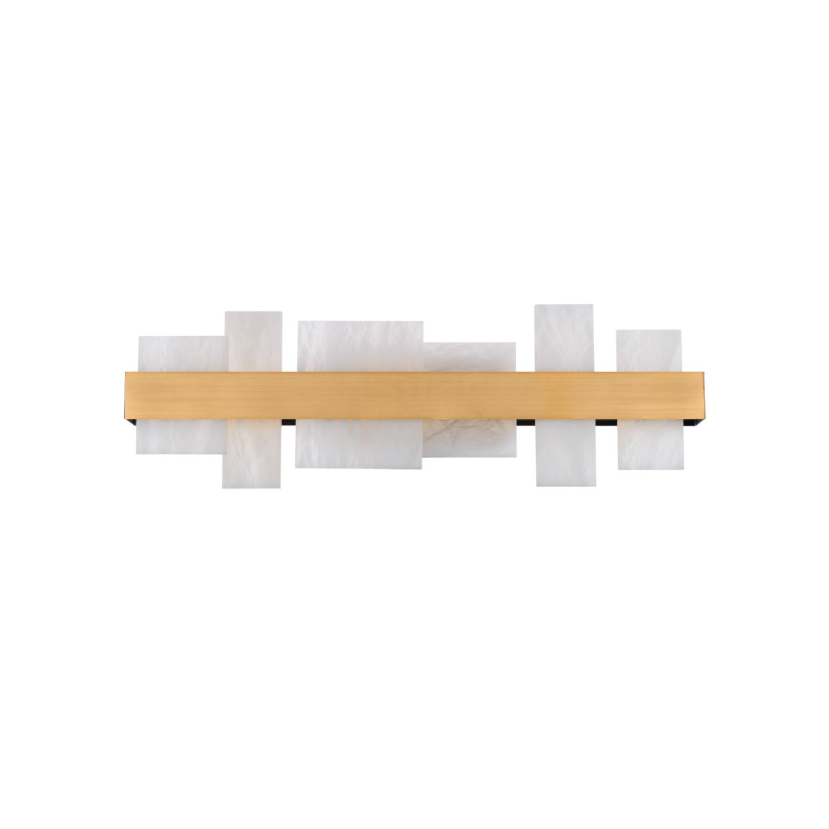 Aged Brass LED Bath Light from the Acropolis Collection