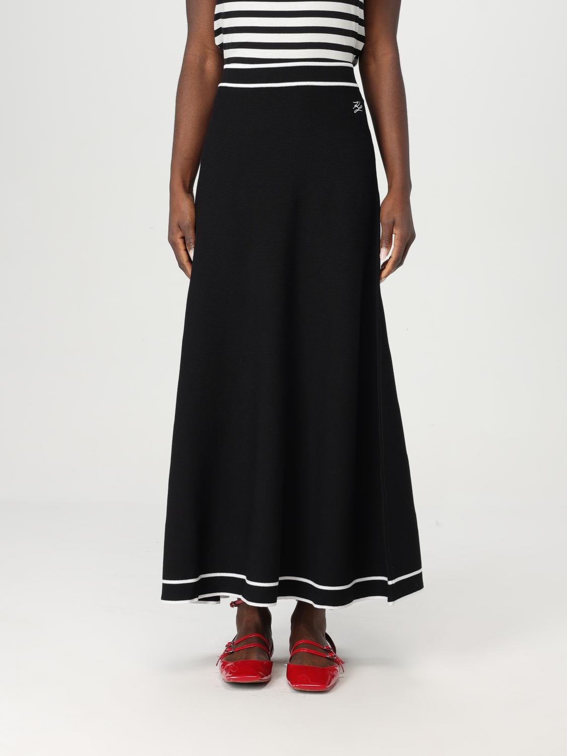 Skirt Woman color Black