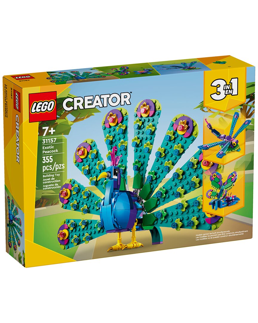Creator Exotic Peacock 3in1 Toy Set 31157