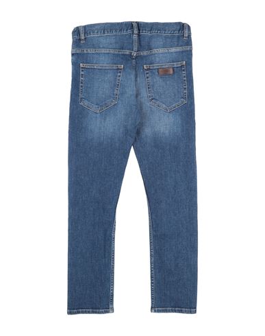 Kid Boy Jeans Blue Size 10 Cotton, Polyester, Elastomultiester, Elastane