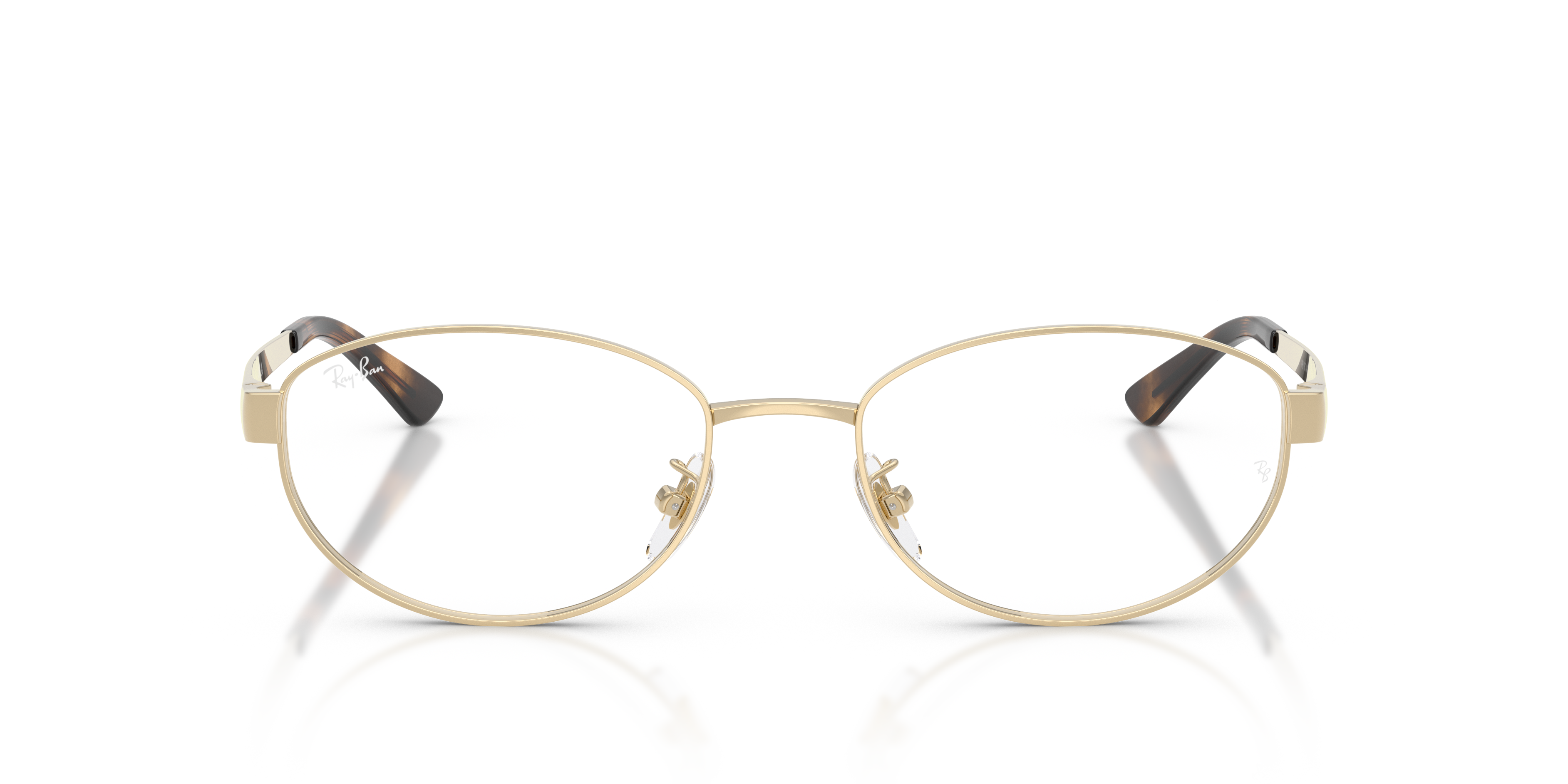 Ray - Ban Unisex Ray - Ban RX3774VD 2993 Optical frames Metal Gold Transparent Round Norma