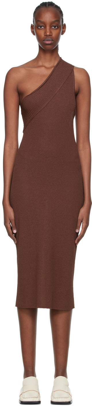 Brown Martina Midi Dress