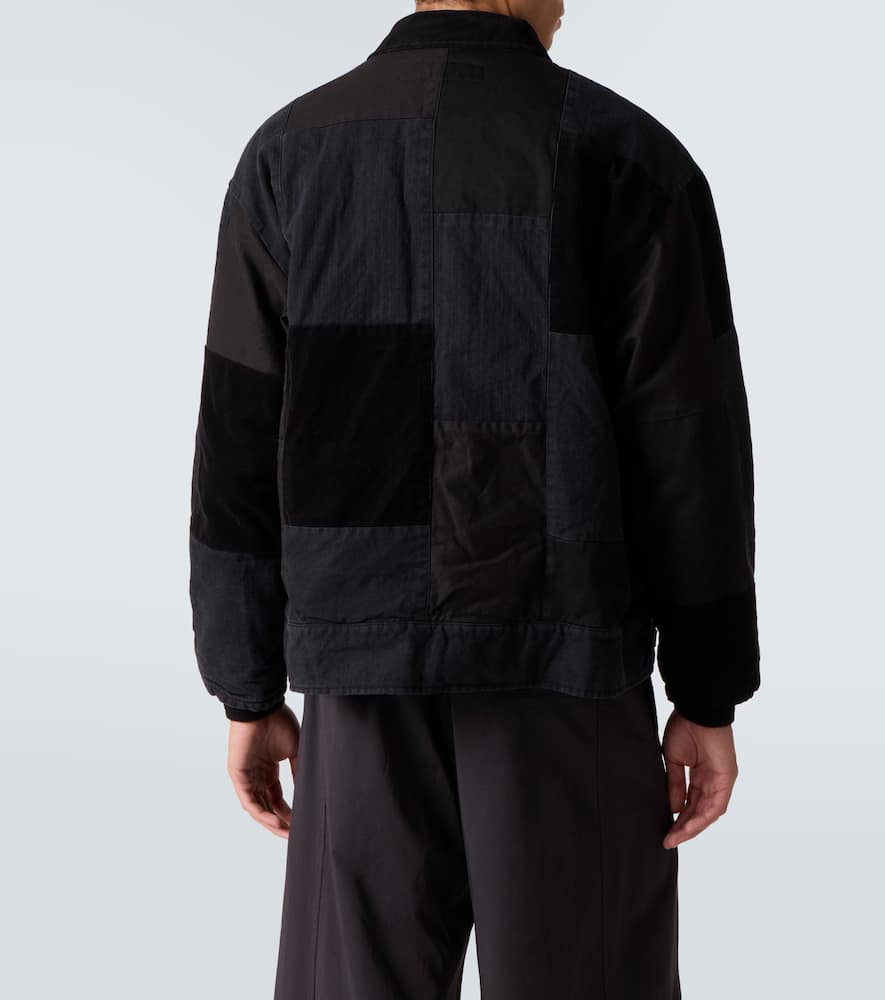 Comme des Garçons Homme Paneled cotton Oxford jacket