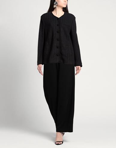Woman Jacket Black Size 2 Cotton, Viscose