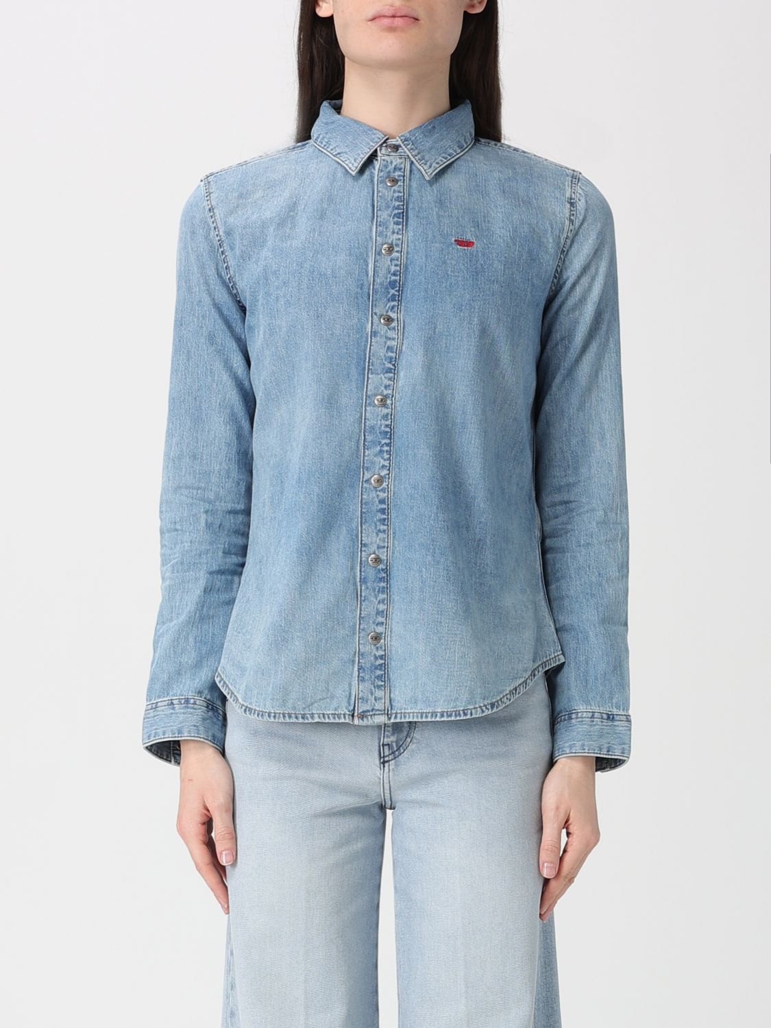 Shirt Woman color Denim