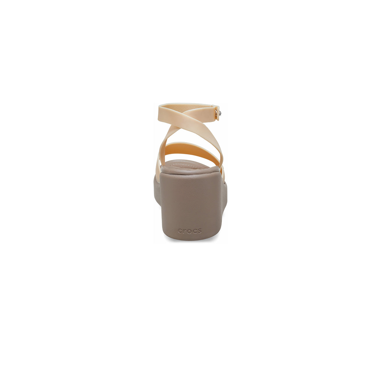 (WMNS) Brooklyn Ankle Strap Wedge Sandals 'Cream White Brown'