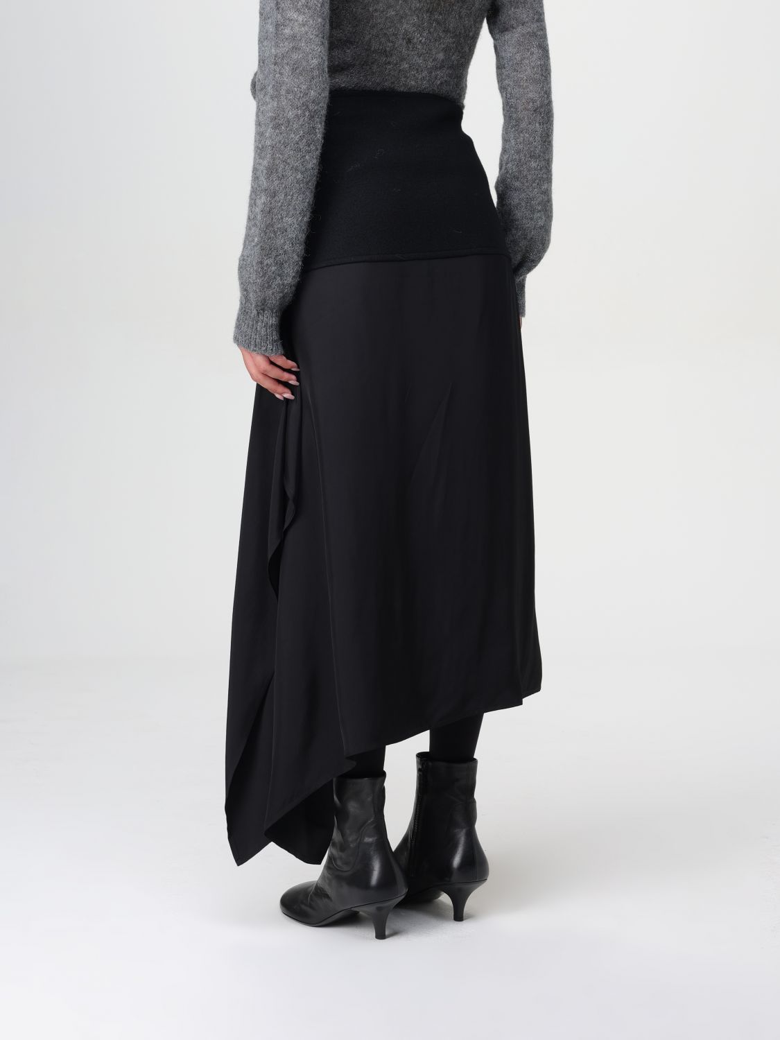 Skirt Woman color Black