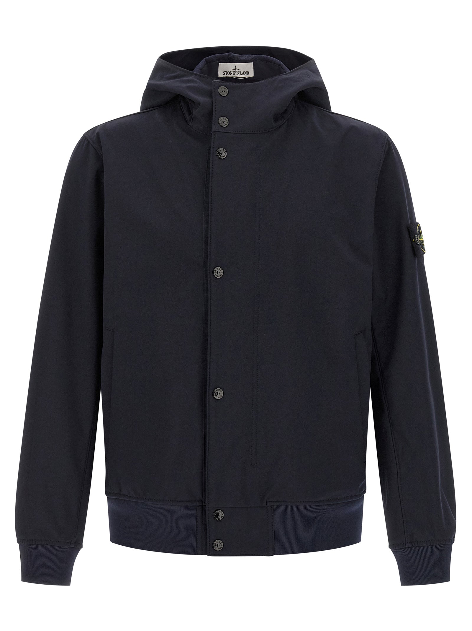 Three-Layer Technical Shell Jacket — Blue