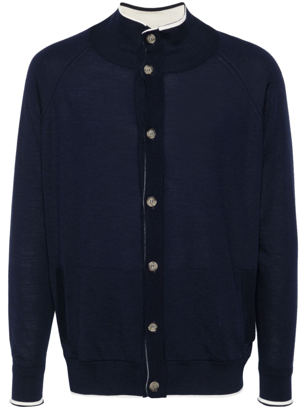 Reversible cardigan - Blue