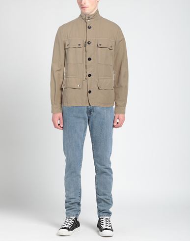 Peuterey Man Jacket Sand Size XL Cotton, Linen
