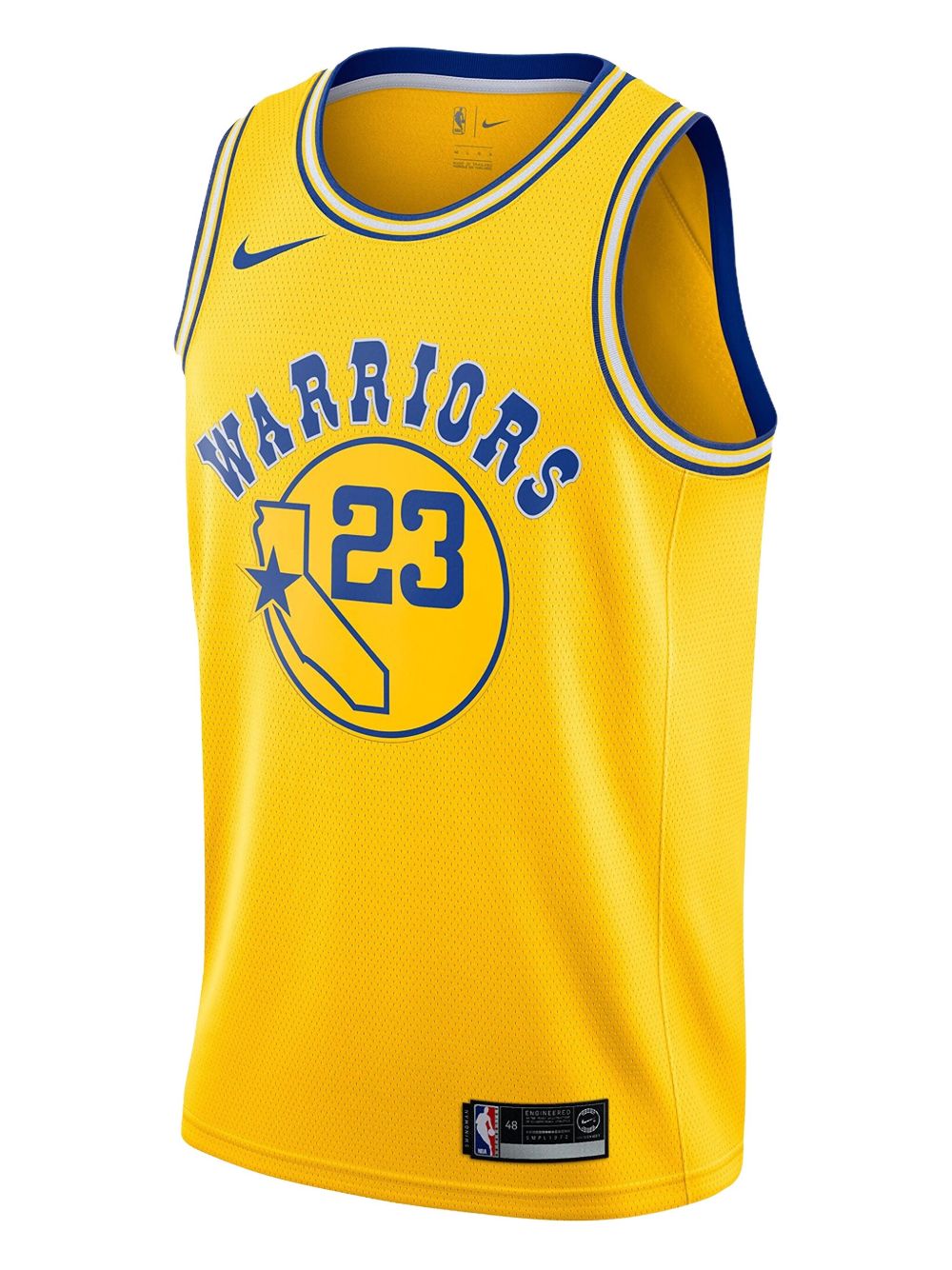 NBA GSW Hardwood Classics jersey - Yellow