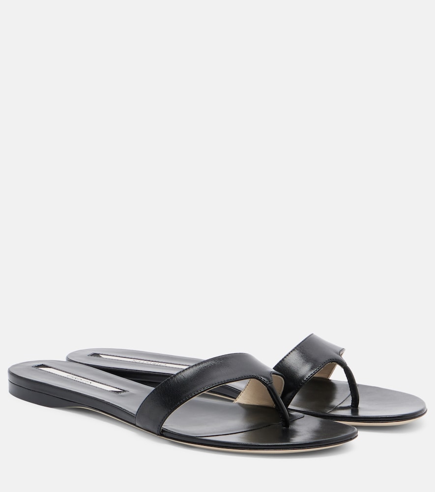 Helix leather thong sandals